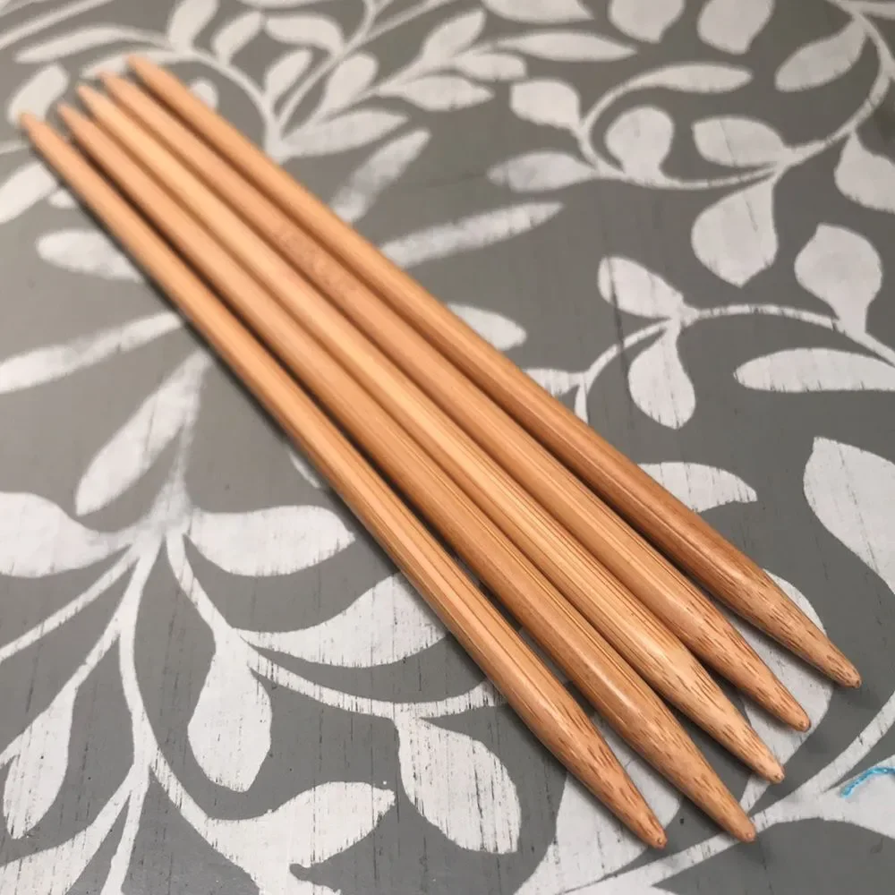 Crystal Palace US Size 9 Double Point Bamboo Needles